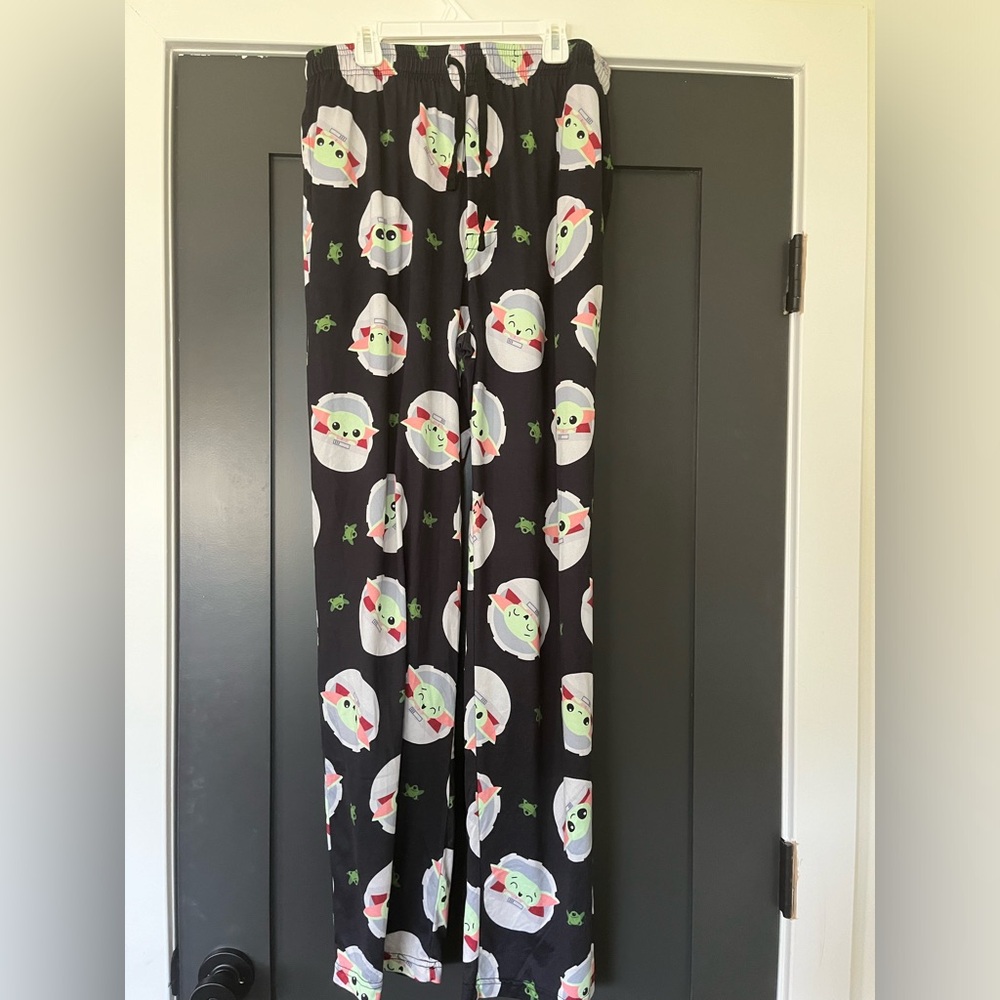 Baby Yoda Pajama Pants Size Medium